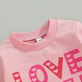 thumbnail image 5 of Bagilaanoe Newborn Baby Girl Boy Valentine's Day  Romper Sweatshirt Long Sleeve Bodysuits Letter Print Pullover 3M 6M 12M 18M 24M Infant Casual Tee Tops, 5 of 8