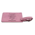 thumbnail image 3 of ThisWear Coworker Retirement Gift Awesome Coworker Hard To Find Unforgettable 2-pack Leatherette Luggage Tags Pink, 3 of 4
