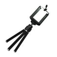 thumbnail image 1 of Mini Mobile Phone Retractable Color Two Tripod Desktop Photography Tripod Small Digital Camera Bracket (Black), 1 of 8