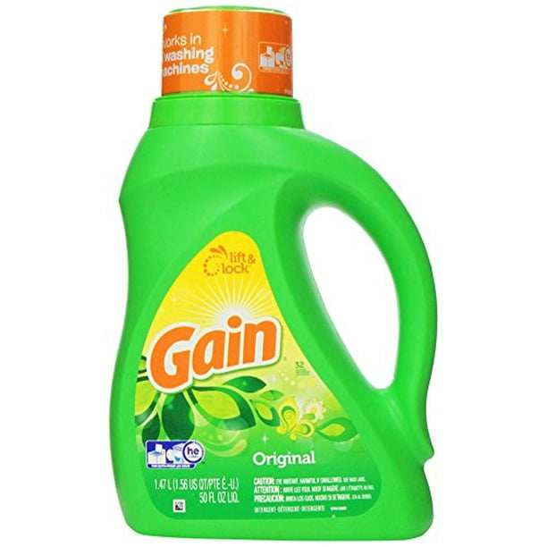 Gain Liquid Detergent with Original Scent, 32 Loads, 50Ounce Walmart