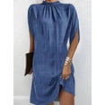 thumbnail image 3 of Elegant Women‘s Dresses 2024 Summer Fashion Round Neck Loose Bat Sleeve Office Lady Party Dress Y2K S-XXL, 3 of 6