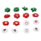 thumbnail image 1 of Juego de 16 piezas para perros medianos y pequeños con bandas de goma y lazos navideños multicolores para el pelo de mascotas, 1 of 8