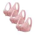 thumbnail image 1 of Bras for Women, 3PC Womans Plus Size Printing Comfortable Bra Underwear, 1 of 4