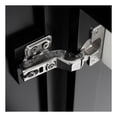 thumbnail image 4 of Vyrona Modern Bathroom Vanity with Ceramic Sink, Shelves, Drawers, Wood, Black, 4 of 11