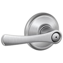 Schlage F40 VLA 626 16-080 10-027 134 N N SL Avila Bed and Bath Lever, Satin Chrome