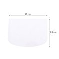thumbnail image 4 of 2Pcs en Plastique Cuisine Cuisson Demi-Cercle Forme Crème Pâte Cake Cutter Racleur Cuisine Outils de Cuisson (Transparent Doux), 4 of 8