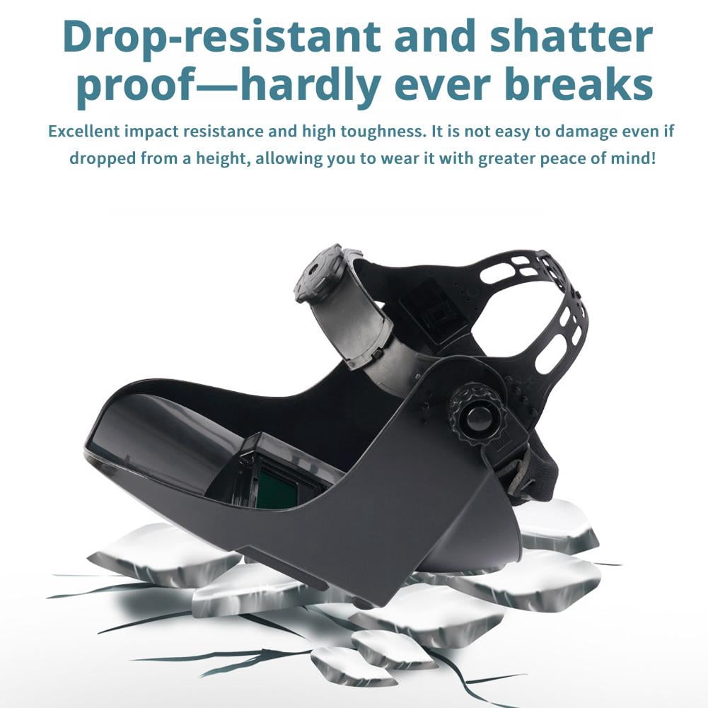 Solar-Powered Auto-Darkening Welding Helmet, protective helmet