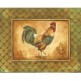 thumbnail image 2 of Gregory Gorham 24x20 Gallery Wrapped Canvas Wall Art Titled - Country Rooster I, 2 of 4