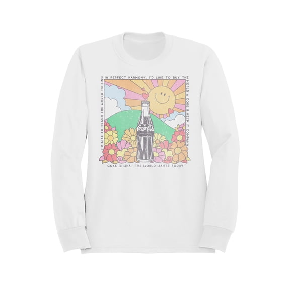 Officially Licensed Coca Cola Harmony Sunshine Design Women's Sweatshirt