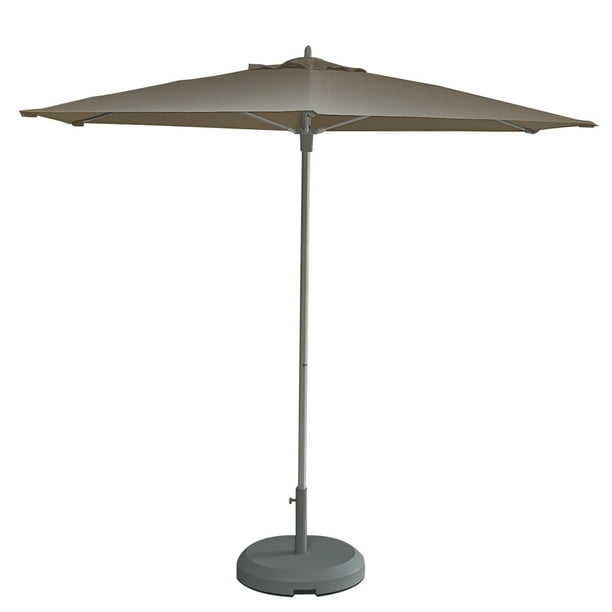 Sombrilla Durex Furniture Center Pole 2.7 mts Khaki base incluida para jardin o playa