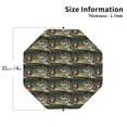 thumbnail image 2 of Lsque Largemouth Bass Fish Pattern 4" Drink Coasters Set of 4, PVC Leather Absorbent Coasters, Table Coaster Set Decorative Coffee Cup Coasters Housewarming Gift-Octagon, 2 of 6