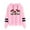 Pink, variant on Fiaer Christmas Women Hoodie Trendy Plus Size Funny Graphic Holiday Hooded Sweatshirts V Neck Long Sleeve Drawstring Relaxed Fit Tops White1 XL