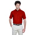 thumbnail image 1 of Camisa de sarga Optimum de manga corta para hombre CLASSIC RED 2XL Núcleo 365 88194, 1 of 1