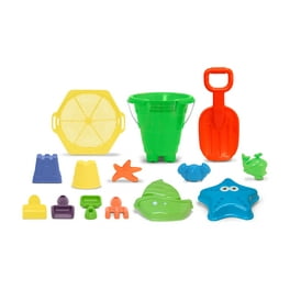 Play Day 20 Piece Wheelbarrow or Wagon Sand Play Set Assorted Colors Walmart