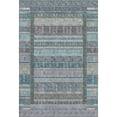 thumbnail image 2 of Addison Rugs Mayfield Premium Machine Washable Transitional Stripes Teal Rectangle Rug, 10' x 14', 2 of 6