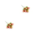 thumbnail image 4 of Yuarrent Flores artificiales ramo falso hogar jardín boda crisantemo al aire libre decorativo negocios boda rosa Rosa 2Conjunto, 4 of 6