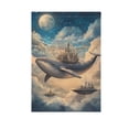 thumbnail image 6 of Yayeee Garden Flag 28" x 40" Double Sided Outdoor Yard Lawn Holiday Decorations, Floating Whale, 6 of 6
