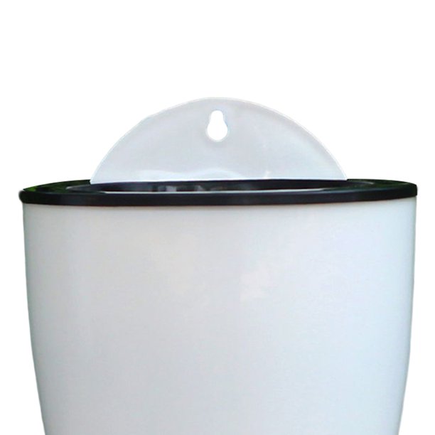 Maceta de pared con nivel de agua visible Maceta creativa (blanco 110) Likrtyny Libre de BPA