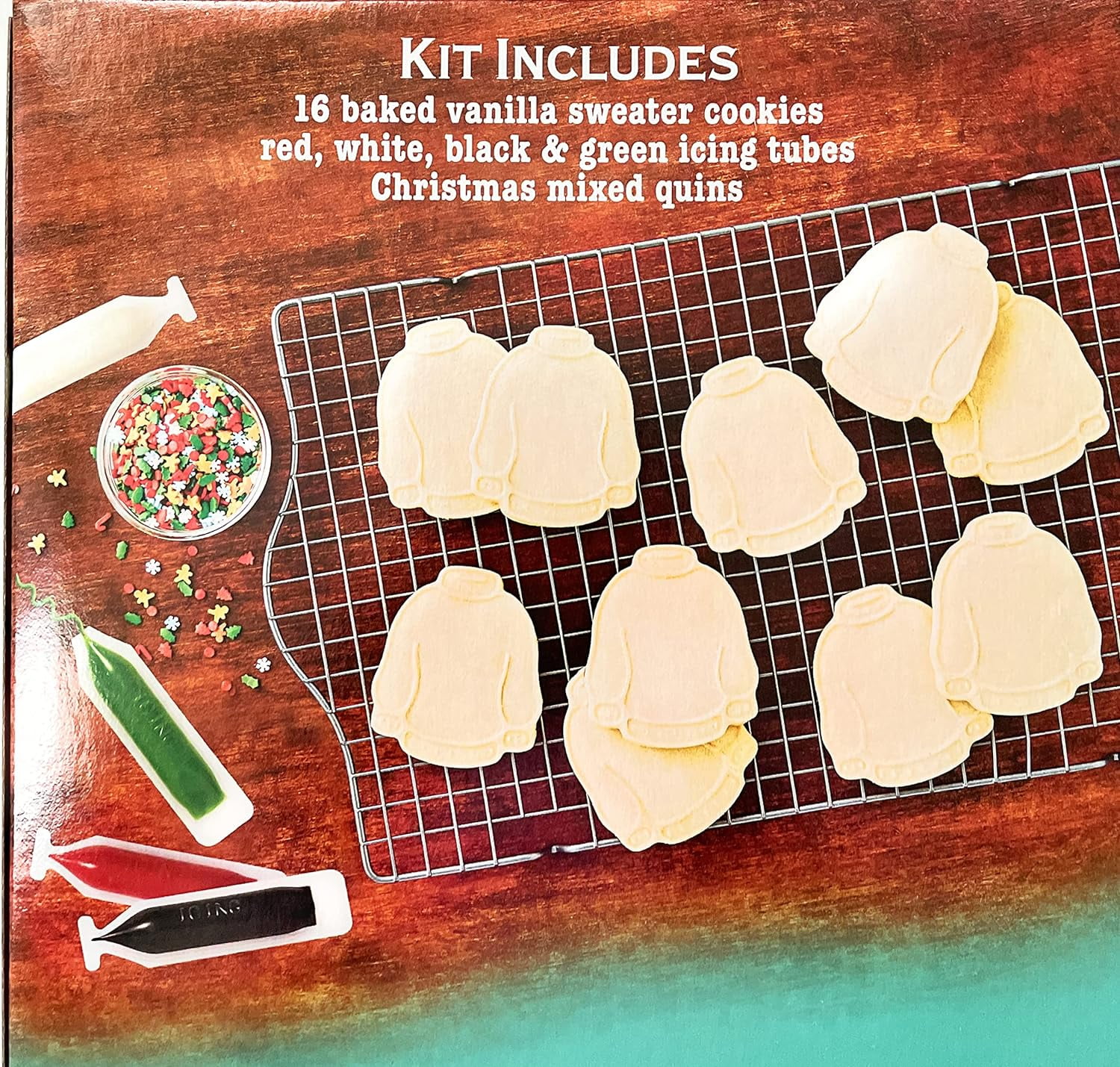 Ugly christmas sweater shop cookie kit walmart