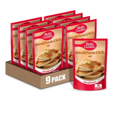 Betty Crocker Buttermilk Pancake MMF7 and Waffle Mix, 6.75 oz. (Pack of 9)