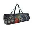 thumbnail image 2 of Bolsa de Playa Inteprter de Malla Duradera Negra con Bolsillo con Cremallera, 2 of 6