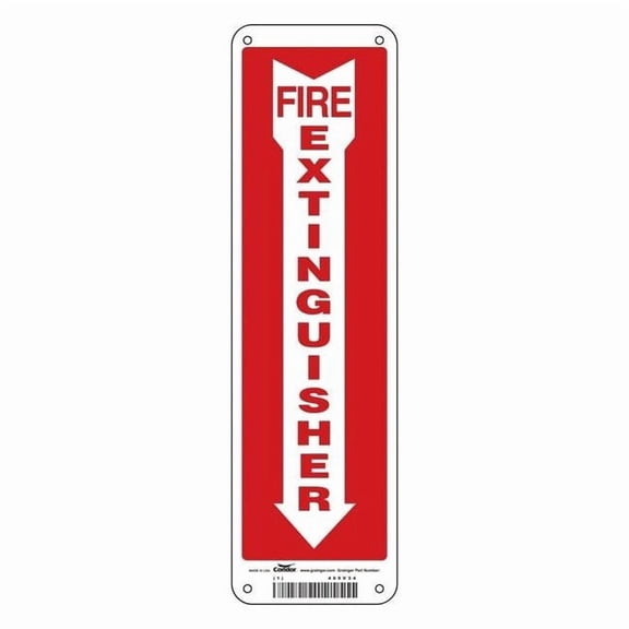 Condor Safety Sign,14 in x 4 in,Polyethylene 469V34