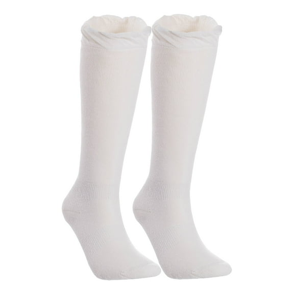 Lian LifeStyle Charming Children's Knee High Cotton Socks JH0510, Size 3Y-5Y, Cream