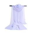 thumbnail image 1 of Lefu Women Chiffon Plain Sheer Wrap Stole Neck Scarves Hijab Sarong Shawl Head Scarf, 1 of 9