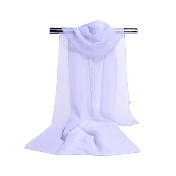 MYG Women Chiffon Plain Sheer Wrap Stole Neck Scarves Hijab Sarong Shawl Head Scarf