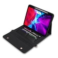 thumbnail image 3 of ELEHOLD Leather Bag Case for iPad  Pro 11" 2022/2021/2020/2018 iPad Air 5/4 10.9" with Card Slots Zipper Storage Kickstand Function Crossbody Shoulder Strap Handstrap Phone Bag Luxury Bag Case,Black, 3 of 10