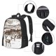 thumbnail image 2 of Disketp Woodland Forest With Deers Mochila Minimalista de Gran Capacidad, Mochila de Viaje para Escuela, Trabajo o Uso Diario, 2 of 6
