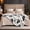 Black&grey Cow, variant on Leopard Print Faux Fur Throw Blanket,50"×60", Snow Leopard | Animal Printed, Soft, Warm,Thick, Fluffy, Luxury, Gifts, Home Decor, Couch, Bed, Sofa, Women, Christmas