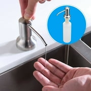 Kitchen Sink Soap Dispenser ,Stainless Steel Liquid Hand Lotion Shampoo Dispenser Pump Built in