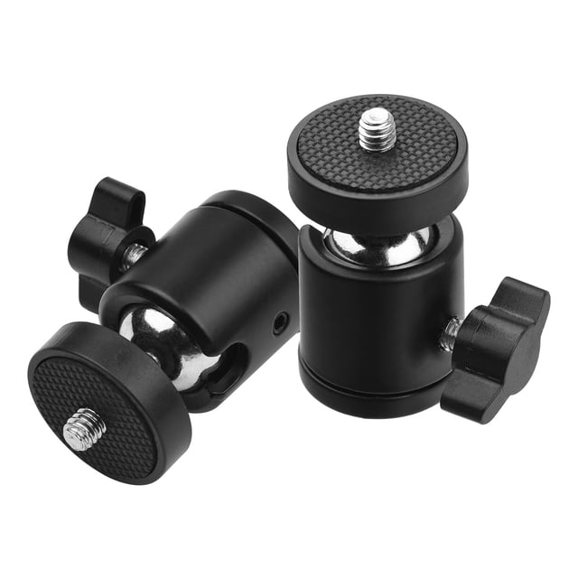Graflsoa Tête à Bille Compacte en Alliage d'Aluminium avec Rotation à 360°, Support à Vis 1/4 Pouces, Capacité de Charge 1,5kg pour Appareils Photo et Accessoires