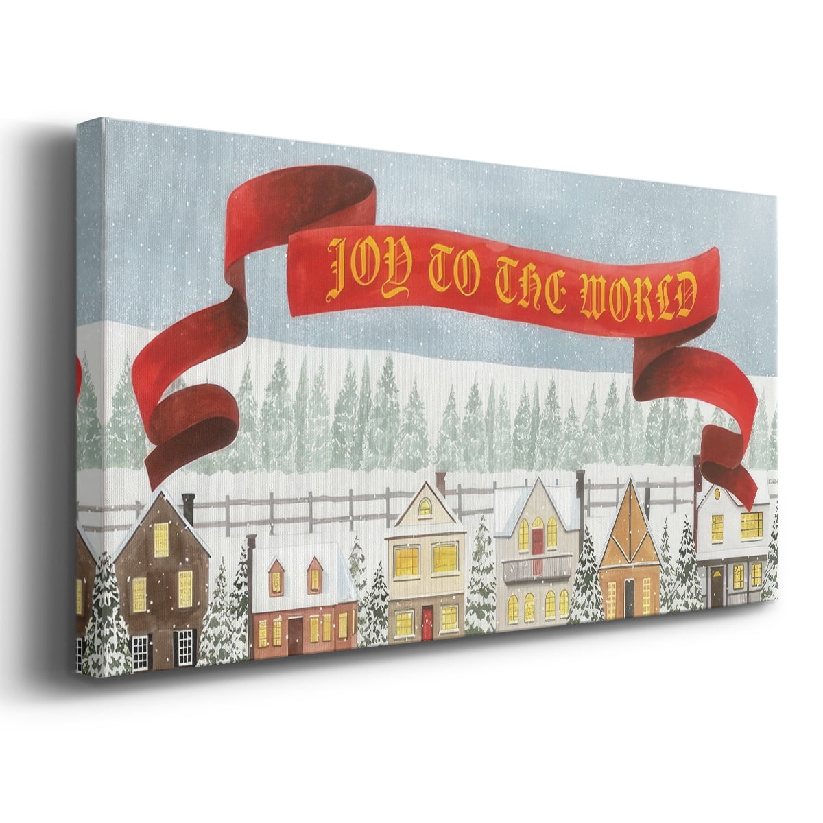 Christmas Angel Collection D- Gallery Wrapped Canvas
