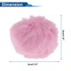 thumbnail image 4 of Accesorios para Casco de Motocicleta Decoración Cola Redonda para Cascos de Motocicleta Bicicleta Esquí Rosa Claro Pegatinas de Peluche 1 Juego, 4 of 6