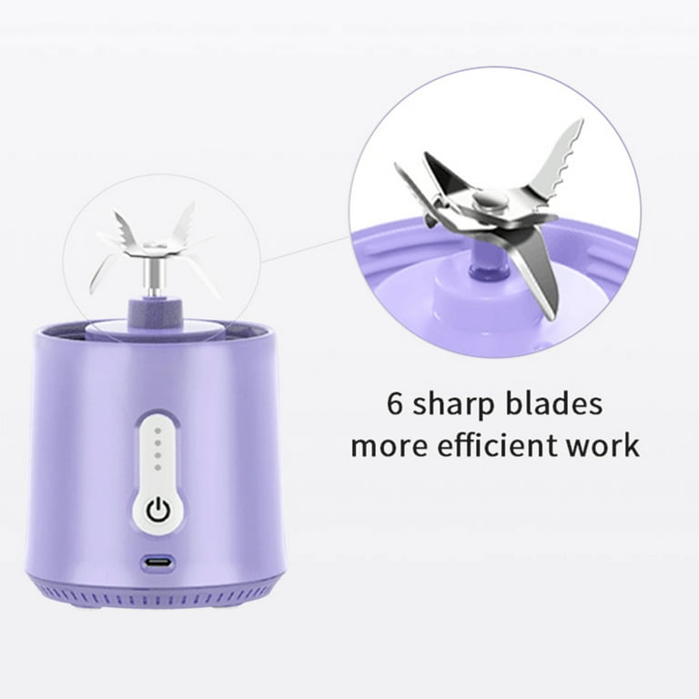 Juicer Mixer Portable Mini Electric Juicing Machine Wireless Usb Charging  Kitchen Tool 