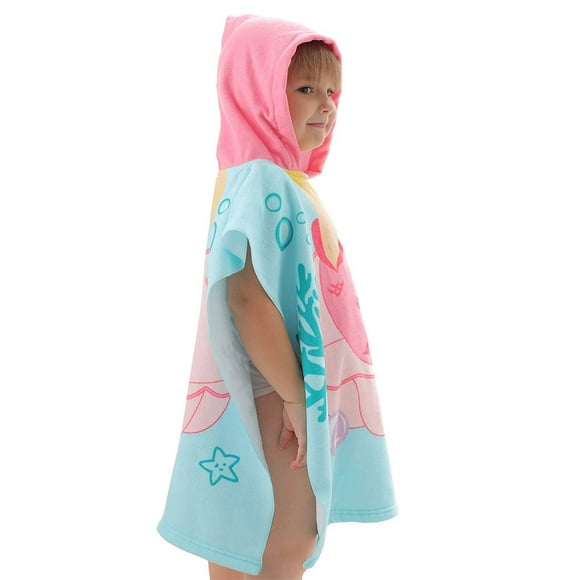Becaristey Serviette de Piscine Douce à Capuchon pour Tout-Petit Mignonne Dessin Animé Sans Manches Style Grand Eau Fait 3