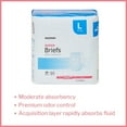 thumbnail image 3 of McKesson Super Briefs, Incontinence, Moderate Absorbency, Large, 18 Count, 1 Pack, 3 of 12