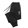 thumbnail image 5 of Pantalones de chándal ajustados para hombre, ropa deportiva de algodón, informal, de marca, para entrenamiento, otoño e invierno, 2024, 5 of 5