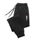 thumbnail image 5 of Pantalones de chándal ajustados para hombre, ropa deportiva de algodón, informal, de marca, para entrenamiento, otoño e invierno, 2024, 5 of 5