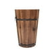 thumbnail image 5 of Macetero de barril de madera, jardinera, plantas de jardín para exteriores con diseño ergonómico. Estilo B, 5 of 9