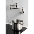 thumbnail image 2 of Kingston Brass KS3106CG Fuller Wall Mount Pot Filler Faucet, Polished Nickel, 2 of 7