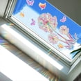 thumbnail image 5 of Etiqueta de Pared PVC ElectrostáTico Pegatina de Vidrio para Ventana ArcoíRis Prismas CalcomaníA-Sirena, 5 of 5