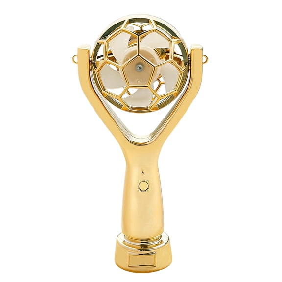 Trophy Shaped Handheld Turbo Fan, Touch Stop Portable Rechargeable Mini Fan,180° Adjustable Head,Type-C Charging Multiple Speed Quiet Personal Fan for Sports Outdoor Travel