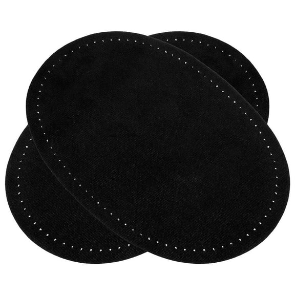 WEUVEB 1 Pair Black Elbow Patches for DIY Clothing Accessory Material