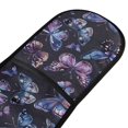 thumbnail image 2 of Dailycode Double Sided Oven Mitt with Loop Heat Resistant Kitchen Long Potholders 7" x 35" Beautiful Watercolor Butterflies, 2 of 6