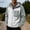 Gray, variant on Men's Cargo Pocket Contrast Panel Color Block Hooded Jacket, Casual Windbreaker, Outdoor Adventure Urban Street Trendy Male Wear Black M