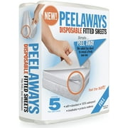 PEELAWAYS Incontinence Mattress Protector Disposable Fitted Sheets, Full 5 layers