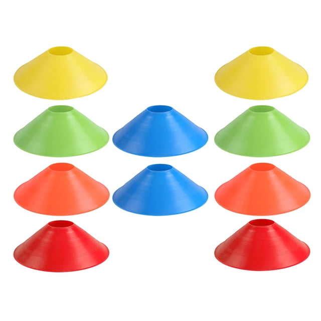 unbranded 10Ud De Entrenamiento Para Fútbol Con Material Resistente Colores Llamativos Para Entrenamiento Cómodo